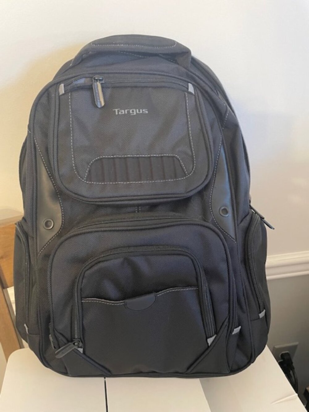 Black Targus backpack.